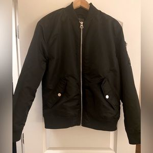 H&M Black Bomber Jacket Sz. M